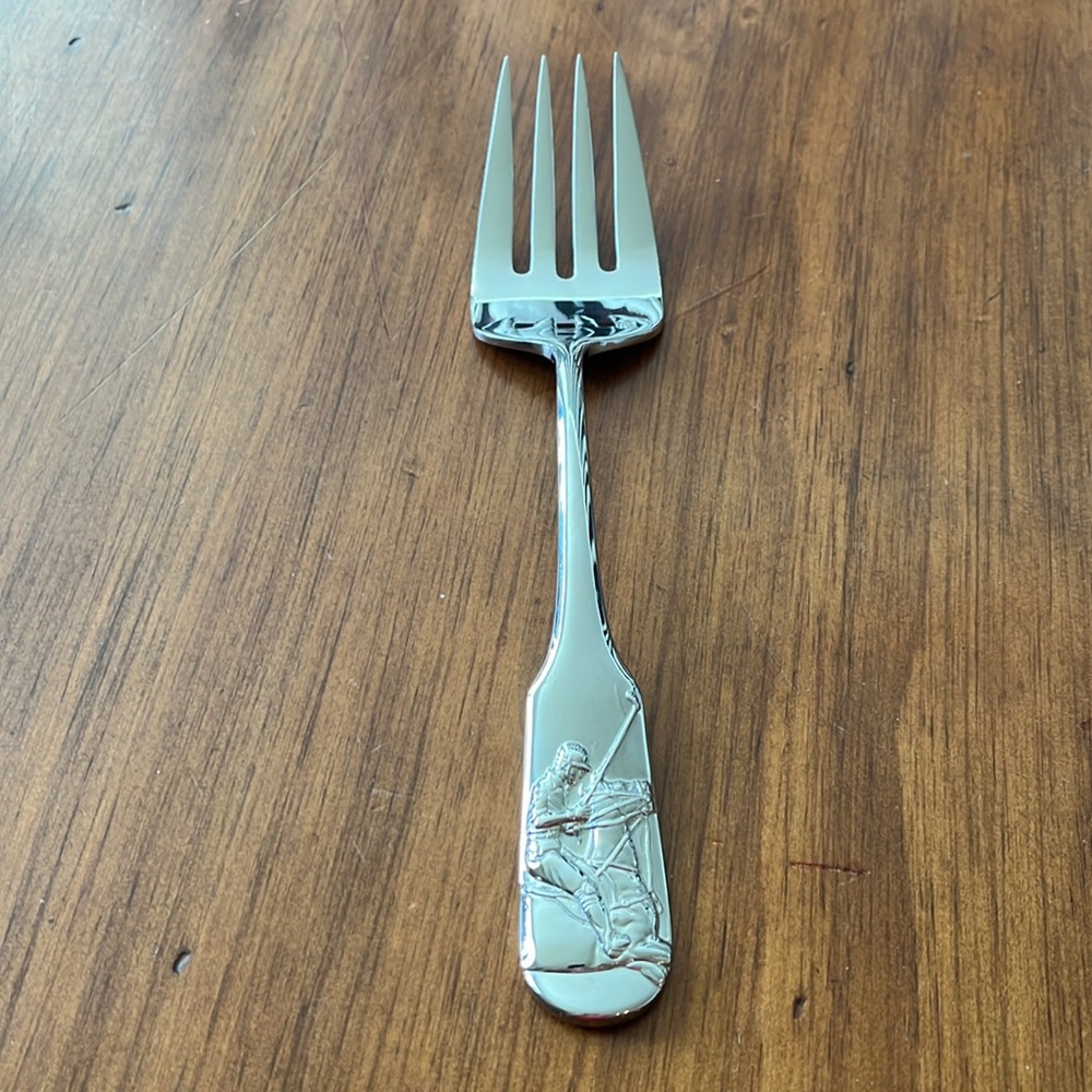 Polo Ralph Lauren Player 1999 Serving Fork Tableware new Discontinued